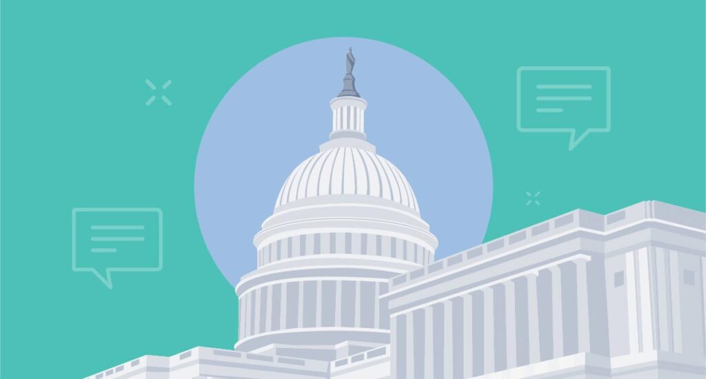 illustration of capitol building